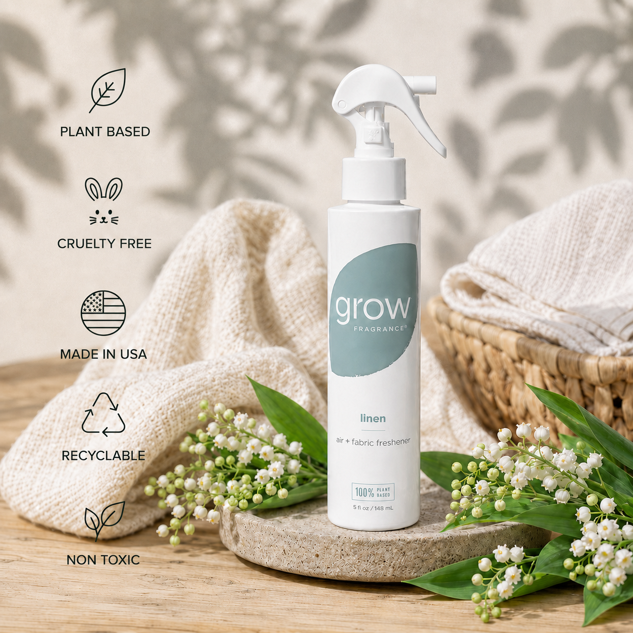 Grow Fragrance Plant-Based Air + Fabric Spray