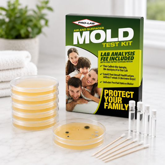 PRO-LAB Mold Test Kit — 4 Sampling Methods, Lab ID Available