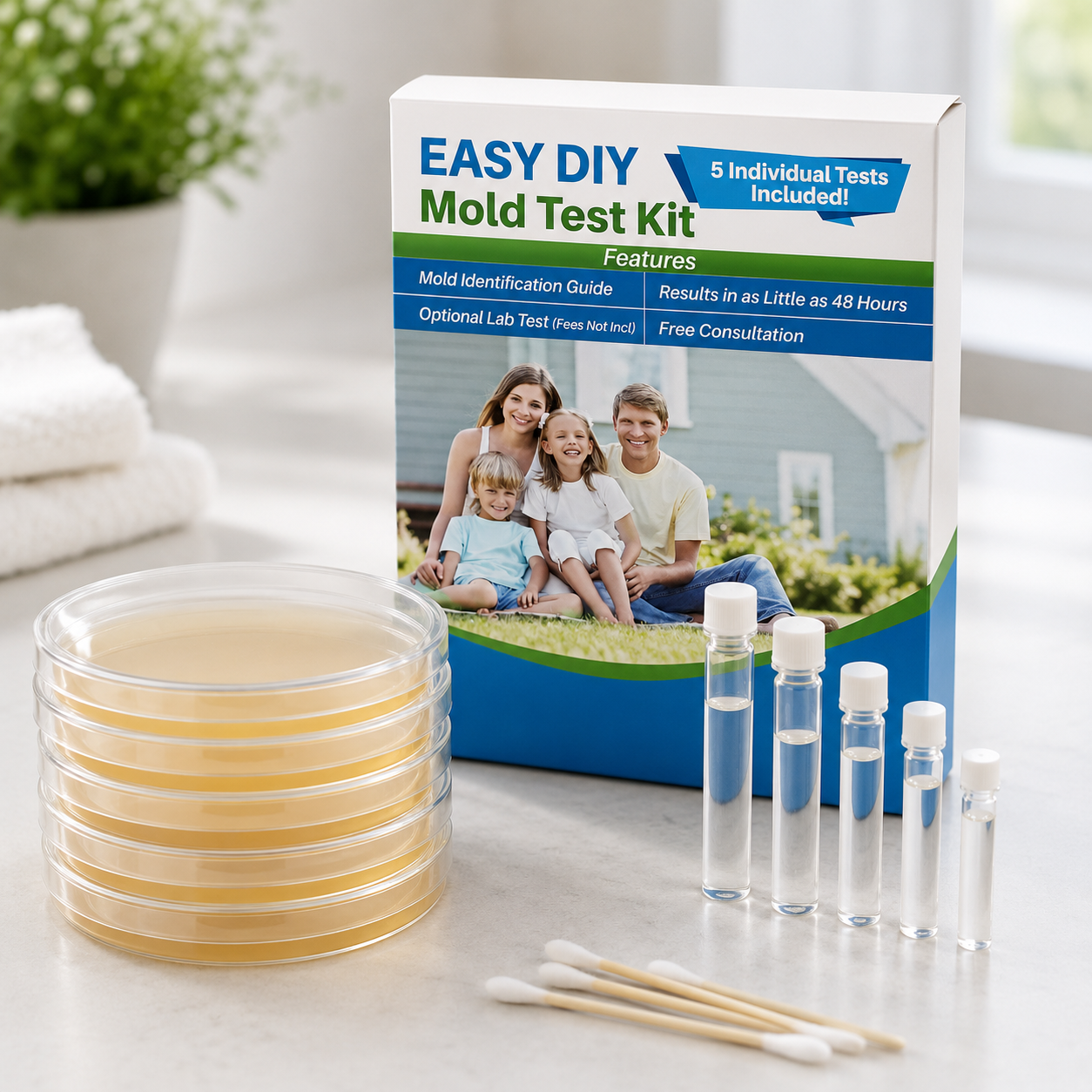 Evviva Mold Test Kit — US Lab Analysis & Shipping Included
